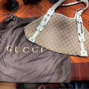 GUCCI monogram Pelham shoulder bag